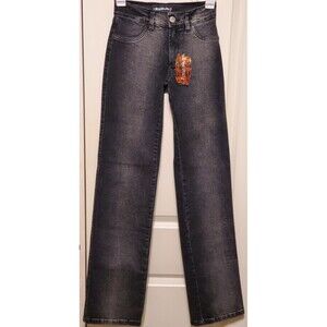 BrazilRoxx Jeans BR 36/US 0 Faded Black Off Black - NEW W/Tag